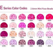 E Pink Series 2.6mm Mini Fusion Melty Beads Color Set Pixel Craft Beads DIY Handmade Materials For Custom Ornaments, Pixel Art And Creative Handcraft Creation - Multicolor - View 3