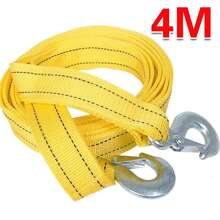 3 TON 4M Tow Towing Pull Rope Strap Heavy Duty Road Recovery Car Van 4x4 - 4M - View 9