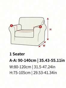 1 pieza Cubierta de sofá elástico con diseño de dobladillo impreso, protector de sofá de cobertura total, resistente al polvo y a las manchas, elástico y lavable, para decoración del hogar en la sala de estar - Gris Oscuro - Ver 9