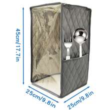 Blender Dust Cover, Thickened Protective Sleeve For Home Kitchen Appliance With Side Storage Pocket - Grey - View 4