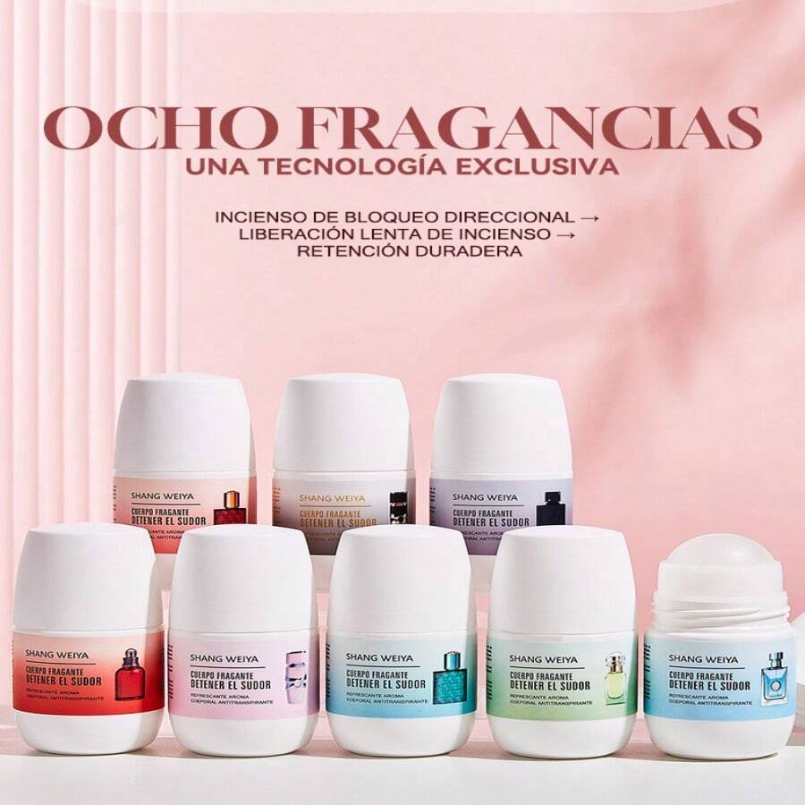 5ps Ocho variedades de desodorantes con fragancias de perfume distintas - De Estado sólido - Ver 1
