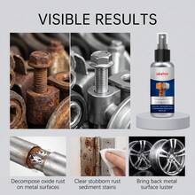 Multi-Purpose Rust Remover Spray, Fast-Acting Rust Dissolving Agent, Rust Cleaning Agent, Suitable For Metal Screws, Gears, Car Wheels, Motorcycle Parts, Anti-Corrosion And Anti-Rust Agent, Lubricating Rust Remover Spray, Suitable For Home And Car Maintenance - Multifunctional Rust Remover 30ml - View 3