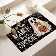 1 pieza Patrón de fantasma lindo de Halloween, protector de estufa plano 2D y alfombrilla de goma antideslizante resistente al calor para estufa, adecuada para estufa de inducción, estufa de vidrio y alfombrilla multifunción antiarañazos, también se puede usar como horno, lavadora, secadora y decoración de cocina, la mejor opción. - Multicolor - Ver 12