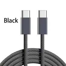 2026 High Quality New 3ft 30W Type C To Type C Fast Charging Cable For IPhone 17 16 15 Cable Data 1m Braided Smart Mobile Phone Charging Cable Data Cables 5A Type-C To Type-C - Black - View 11