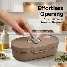 Thermal Insulated 304 Stainless Steel Lunch Box, Portable Leak Proof Bento Box With Handle, Divided Fruit Salad Food Storage Container, Microwave Allowable Lunch Container, Meal Prep Box For Student Adult Use In School, Work, Office, Camping, Picnic - Multicolor - View 10