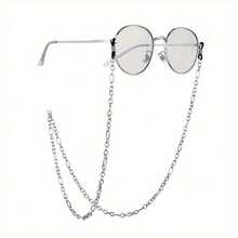 1 Simple And Fashionable Retro Campus Chain Buckle, Glasses Chain, Mask Chain, Glasses Strap, Fashion Glasses Necklace, Glasses Lanyard Strap - Regular Style - View 1
