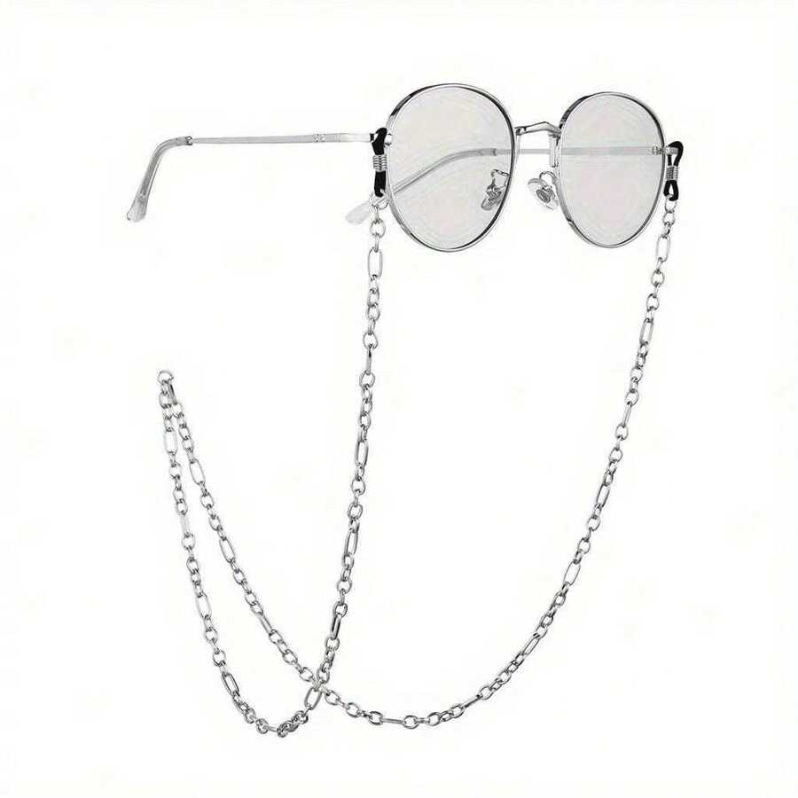 1 Simple And Fashionable Retro Campus Chain Buckle, Glasses Chain, Mask Chain, Glasses Strap, Fashion Glasses Necklace, Glasses Lanyard Strap - Regular Style - View 1