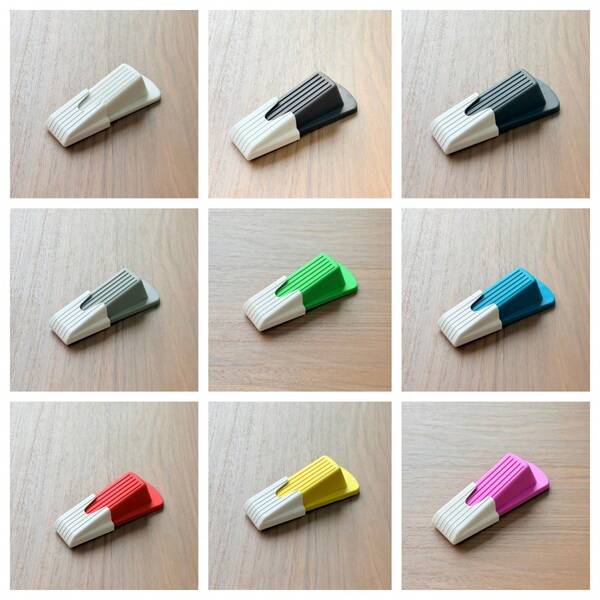 TPR Rubber Door Stopper Set, Household Anti-Collision Door Holder Organizer