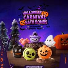 Bom Mandi Seri Halloween, Bom Mandi Berbentuk Suasana Liburan, Bom Mandi, Hadiah Halloween, Sempurna untuk Mandi Santai - Beraneka warna - View 11
