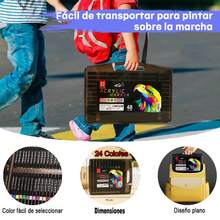 Kids Paint With Water Kits - 24 Colors - View 11