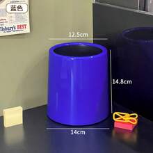 Cute Bowknot Decor Desktop Storage Bucket, Multi-Color Cylindrical Pen Holder, Suitable For Pens, Stationery And Small Desktop Items, 14x12x15cm Compact Size, Suitable For Office And Desk - Multicolor - View 11