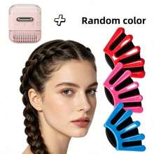 2-Piece Hair Styling Tool Set: Fine-Tooth Comb, Hair Scissors, Quick Hair Clips, Stylist Curling Tool Accessories, Suitable For Women, Girls And Wedding Hairstyles - A - View 12