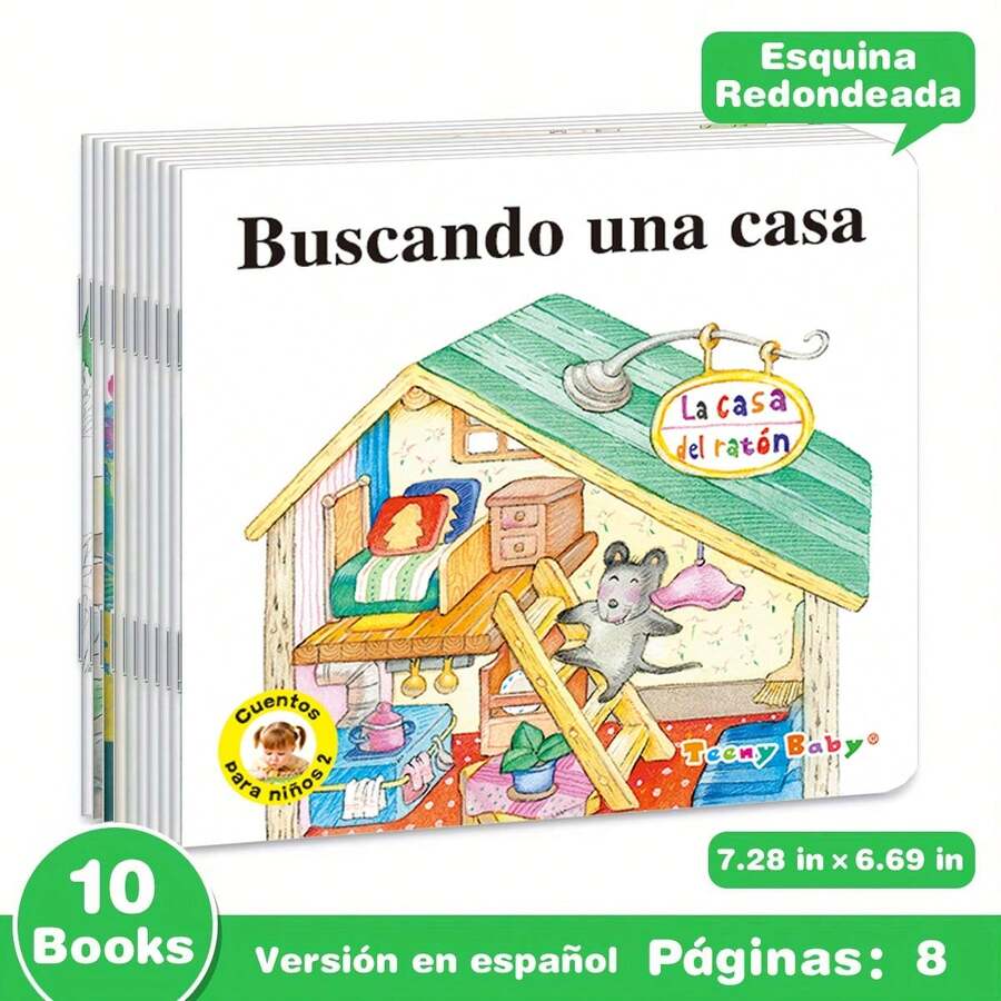 Spanish Storybook Set For Children (10 Volumes) - Includes Introductory Picture Books, Educational Stories, And Early Readers; Perfect For Reading On The Go And Makes An Excellent Birthday Or Back-To-School Gift For Boys And Girls. - Multicolor - View 1