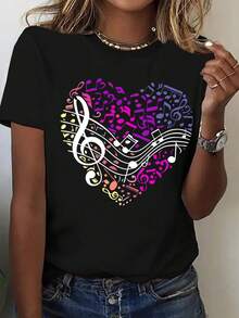 Women T-Shirts - 黑色 - 查看 8