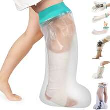 Cast Covers For Shower, Waterproof Cast Cover For Showering/Swimming, Cast Protector For Shower Adult, Water Proof Shower Boots For After Surgery,,Ankle, Boot Diameter-7.9 - Leg - View 1