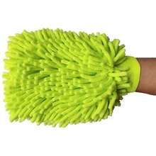 Luva de Microfibra Multiuso Para Limpeza Automotiva 18cm multiuso - Verde - Visão 1