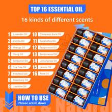 HIQILI 16pcs*10mL Essential Oil Set, Birthday Gift Box, Lavender, Vanilla, Rose, Peppermint Essential Oils, Suitable For Massage, Skin Care, Hair Care, Aromatherapy Diffuser, Humidifier, DIY Fragrance, Soap And Candle Making - Mixed Fragrance - View 3