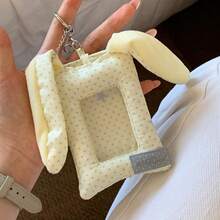 Polka Dot Series Rabbit Ear Card Holder (Fashion Design, Card Storage, Creative Style); Suitable For Doctor/Nurse ID Badge And Transportation Card. Neutral Design - Versatile Choice For Halloween, Easter, Thanksgiving Or Birthday. - Multicolor - View 9