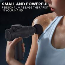 Multifunctional Portable Fascia Gun, Electric Massager, USB Charging Port, 6-Speed Adjustable + 8 Replaceable Massage Heads, Suitable For Muscle Relaxation After Sports And Fitness, Applicable To Sports And Fitness, Christmas Or Halloween Gift For Family, Friends, Classmates, Handheld Device, Fascia Massager, Fitness Enthusiasts - Multicolor - View 6