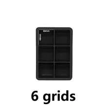 Grid Large Silicone Ice Cube Tray Mold, Square Refrigerator, DIY Frozen Drink Mold, Easy-Release Ice Cube Tray, For Home And Bar - Multicolor - View 12