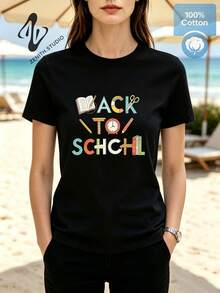 Women T-Shirts - 黑色 - 查看 1