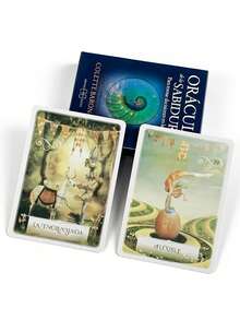 1 Box Oracle Of Wisdom 52-Card Oracle Deck, Spanish Divination Cards With Guidebook For Spiritual Growth. For Making Decisions In Life. Divination Cards Suitable For Beginners. - Multicolor - View 3