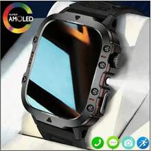 SIMSONLAB 1pc Unisex HD Touchscreen Outdoor Silicone Strap Smartwatch, Message Notification, Fitness Tracking, Calorie & Distance Tracking, Music Control, Remote Camera, Compatible With Smartphone, Sporty Outdoor Activity Smartwatch - Multicolor - View 2