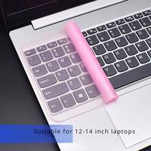 Laptop Keyboard Protective Film Silicone Pad, Universal Laptop Keyboard Dust Cover, Silicone Waterproof And Durable, Universal 12-14 Inch Protective Cover, Suitable For Work, Study And Daily Use, Office Supplies, Learning Supplies, Back To School Season - A - View 14