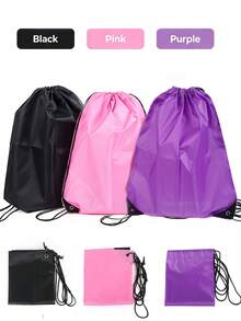 1/3/6pcs Wig Storage Bags, Large Size Colorful Drawstring Storage Bags, Used For Wig Storage, Wig Preservation, Wig Dust-Proof, Also Suitable For Home And Travel Storage - View 1