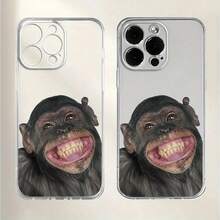 Gorilla Pattern Phone Case Suitable For IPhone 17 16 15 14 13 12 11 Pro/Max/Plus Transparent Anti Drop Back Cover - ™ - 查看 5
