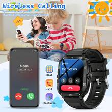 Children's Smart Watch, Wireless Dialing/Calling, Call Reminder & Rejection, Multiple Sports Modes, Customizable Wallpaper, Alarm Reminder, Message Notification, Music Playback Control, Suitable For Teenagers, Compatible With Android And IOS - Multicolor - View 4
