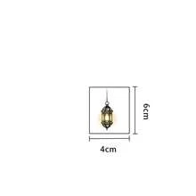 1 pieza Pegatina de tatuaje realista de PVC impermeable y resistente al roce, con patrón de pequeña linterna, apta para uso diario - Multicolor - Ver 5