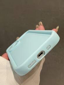 Casing Ponsel Tebal Anti Guncangan Warna Biru Polos Kompatibel dengan Apple 17 Pro Max/17 Pro/17 Air/17/16 Pro Max/16/16 Pro/16 Plus/16E/15/15 Plus/15 Pro/15 Pro Max Hadiah Paskah Lembut untuk Ibu - Baby Blue - View 6