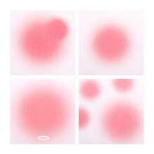 4PCS Blush Sticky Notes - Random Style - Student Memo Note Labels - Decorative Gradient Non-Adhesive Sticky Notes - one-size - View 7