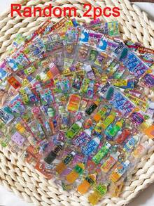 Creative Japanese Retro Anime Snack Doodle Stickers, Waterproof Labels For Luggage, Notebook, Skateboard, Speaker - Multicolor - View 10