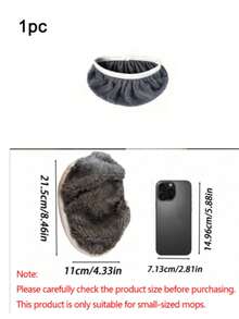 4件/1件裝可重複使用超細纖維拖把布，適用於掃地拖把，乾/濕兩用可水洗平板拖把布套，適合表面/硬木地板清潔，居家清潔配件 - 拖把頭 - 查看 7