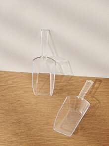 Haus Hana 1–5 Pack Clear Plastic Ice Scoops – Easy-Grip Ice, Cereal & Pet Food Shovels For Bars, Kitchens & Ice Makers - Multicolor - View 1