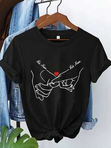Women T-Shirts - 黑色 - 查看 7