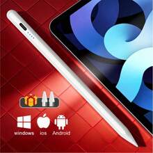 Stylus pen ini kompatibel dengan iPad dan ponsel/tablet Android, memberikan pengalaman menulis yang lancar, pengisian daya cepat, dan presisi/sensitivitas tinggi. Stylus pen ini juga kompatibel dengan tablet iOS dan 95% perangkat layar sentuh yang ada di pasaran. - MultiWarna - View 2
