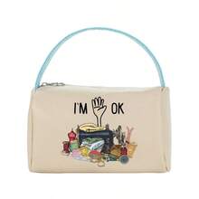 1pc Women's Makeup Bag, Large Capacity Travel Cosmetic & Wash Storage Bag - Multicolor - View 10