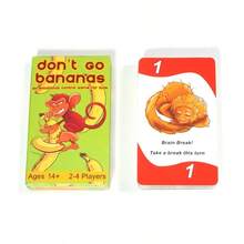 Don't Go Bananas 卡牌遊戲，適合約會之夜、旅行探險與社交技巧遊戲 - 淺灰色 - 查看 5