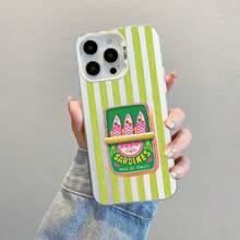 Summer Ocean Marine Life Striped Laser Phone Case For Samsung Galaxy S25 S22 Ultra Plus S21 FE S24 S23 Ultra Plus FE Back Covers - CH-White HYSWTW 4 - 查看 1