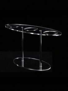 1pc Transparent Acrylic Ice Cream Cone Holder - Modern Transparent Multi-Hole Display Stand, Suitable For Weddings, Birthday Parties And Dessert Shops (Non-Food Contact Product) - Multicolor - View 11