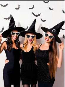 1pc Halloween Fashion Glasses - Halloween Funny Bat Party Fashion Glasses For Both Men And Women, Decorative Props For The Party,Fashionable Eyewear For Gatherings - Multiple Styles - View 2