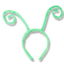 1pc Black Velvet Worm Antennae Headband | Ladybug Bee Insect Headband Costume Accessories, Unisex Adult Size Back To School,Halloween - Black - View 7