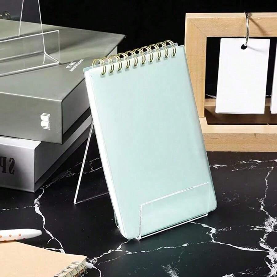 Acrylic Bookshelf Transparent Stand Acrylic Display Rack Desktop Storage Phone Holder Transparent Bookshelf Mall Library Book Storage Rack Book Support - Multicolor - View 1