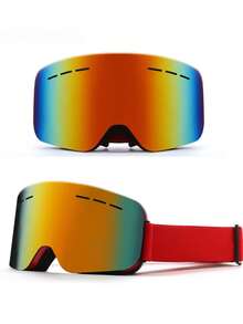 Double Layer Anti-Fog Ski Goggles, Suitable For Adult Skiing, Mountaineering, Off-Road Motorcycle, Snowmobile Winter Outdoor Sports - Multicolor - View 4