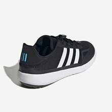 adidas ROAMBOAT 輕巧舒適 織品 低筒跑鞋 男女同款 黑白 - 黑色 - 查看 6