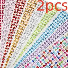 640pcs/Pack 5mm Rhinestone Stickers, Gem Stickers, Self-Adhesive Jewelry Stickers, Shiny Rhinestone Craft Stickers, Eye Makeup Decoration, Suitable For Eyes, Nails, Phones, Tablets, DIY, Multi-Style DIY Acrylic Rhinestone Stickers, Party And Holiday Essentials - A - View 24