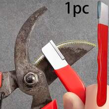 Multifunctional 1/3/5pcs Knife Maintenance Tool Set, Curved Non-Slip Red Handle Stainless Steel Sharpening Rod, Portable Manual Kitchen Knife Blade Sharpening Steel Rod, Suitable For Chef Knife, Butcher Knife, Fruit Knife Blade Polishing - Multicolor - View 11
